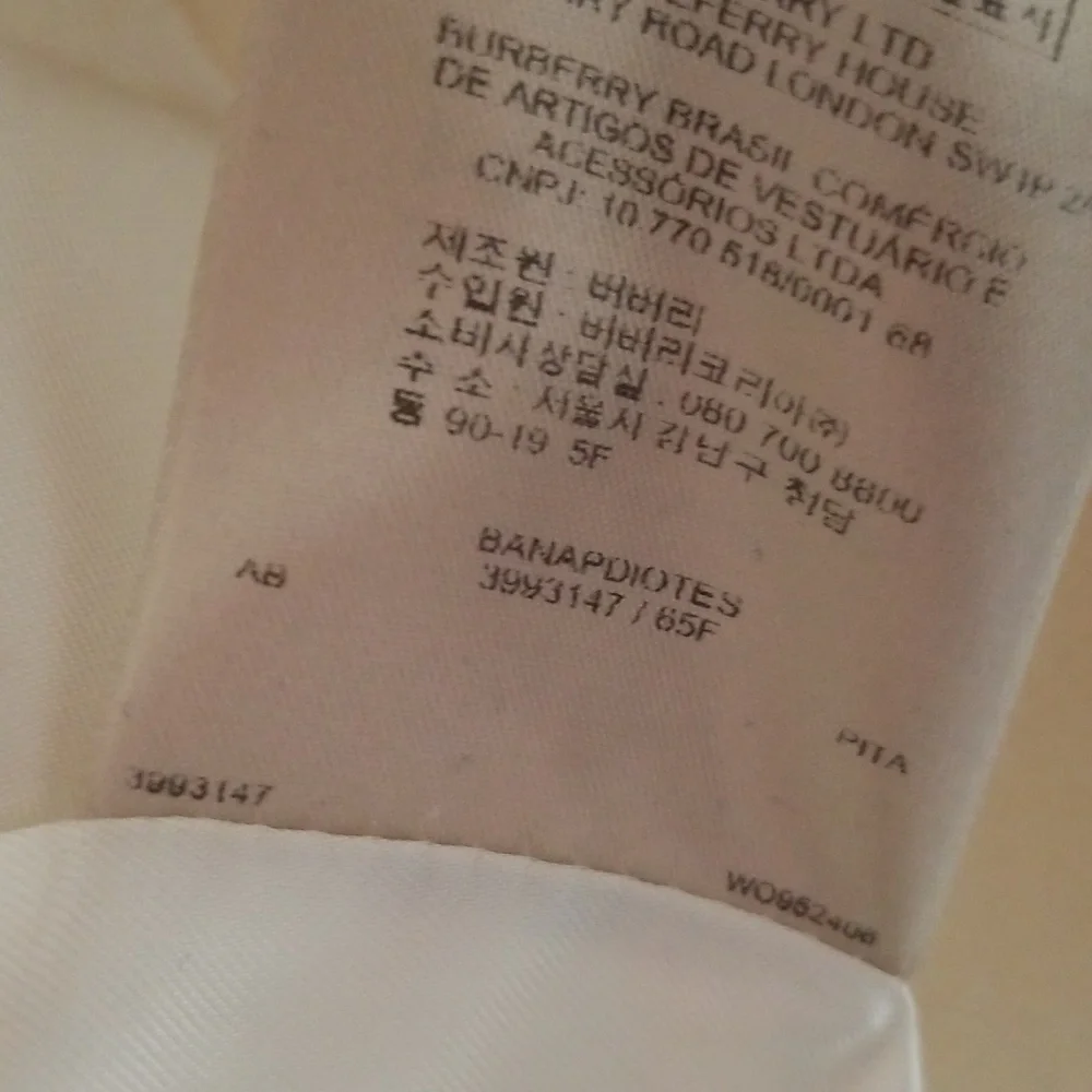 Burberry Cream White Wool Blend Single Breasted "Indiana" Peacoat - Picture 15 of 16